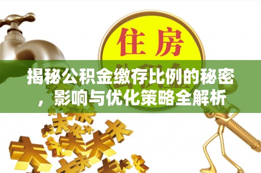 秦都揭秘公积金缴存比例的秘密，影响与优化策略全解析