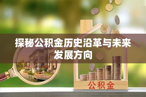 秦都探秘公积金历史沿革与未来发展方向
